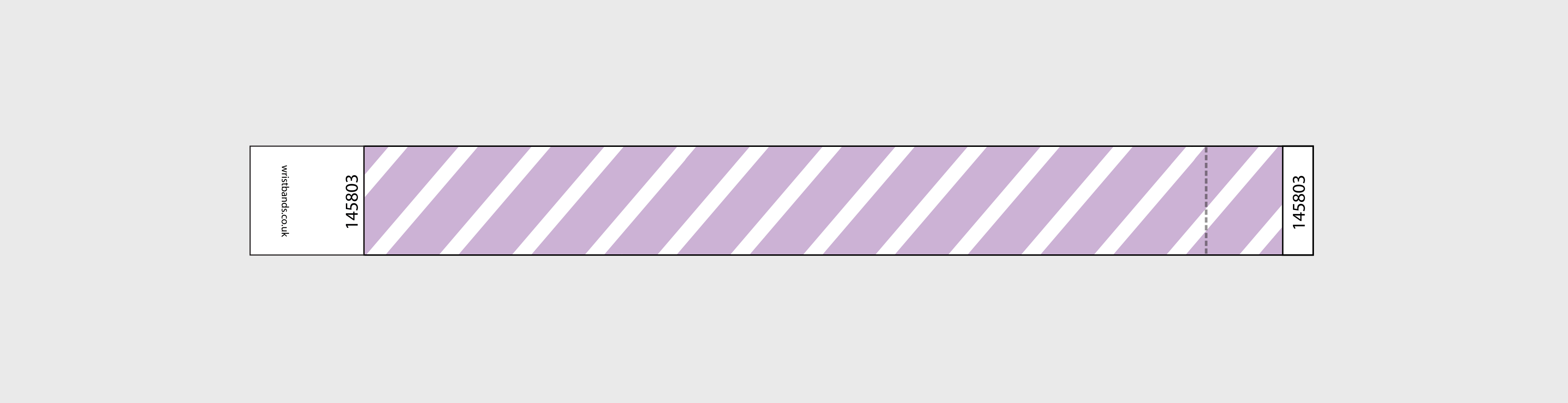 Custom Striped Tyvek Wristbands Wristbands.co.uk